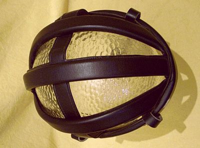 Leder-Helm bei Radrennen der 50er / 60er - nicht jeder nutzte diese Sicherheit beim Radfahren