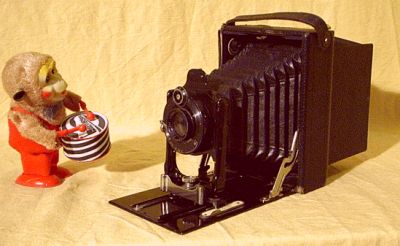 ICA Sirene 135 Plattenkamera - antiker Fotoapparat als dekoratives Objekt