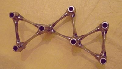 steckbare Kerzenhalter im Atomic / Space Age Design der 1960er