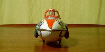 Rocket Racer Blechspielzeug zum beliebten Land Speed Record Wettbewerb der 60er - für Jungs unentbehrliches Spielzeug!