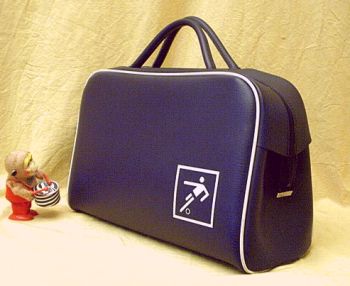 Elegante Fußballtasche der 60er - nutzen Sie die Tasche als Sporttasche oder Einkaufstasche!
