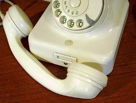 Bakelit-Telefon W49 - der Klassiker der Telefonie: einfach anschlieen & telefonieren
