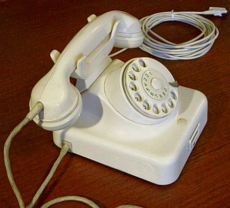 Bakelit-Telefon W49 - der Klassiker der Telefonie: einfach anschlieen & telefonieren