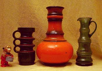 Vasen im Seventies Design - von Bodenvase bis Blumenvase