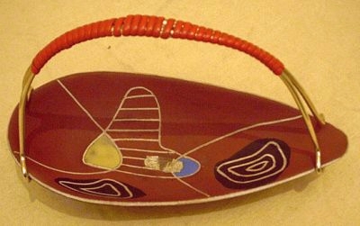 JASBA Schale in matter Keramik mit glnzender Glasur - der Renner der 1950er Jahre als Vide-poche