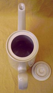 BAUSCHER WEIDEN Isolierkanne als Porzellankanne mit WMF Isolierhlle - perfekt fr heien Kaffee oder Tee
