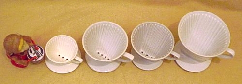 Unbedingt notwendig fr den aufgebrhten Kaffee - der Keramikfilter fr Filtertten-Einsatz