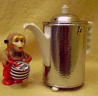 THERMISOL-Hlle und Porzellankanne von SUS - elegante Kaffee oder Tee warmhalten
