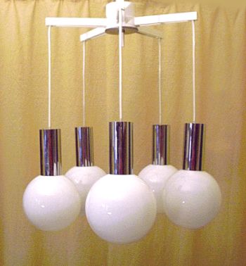 Hngelampe im Space / Atomic Age Stil der 60er