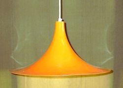 Hngelampe in Tropfenform von IKEA der 70er Jahre