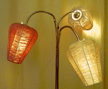 Lampion-Stehleuchte - ein Design der 50er Jahre